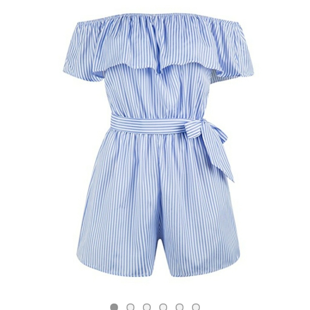 Off shoulder romper
